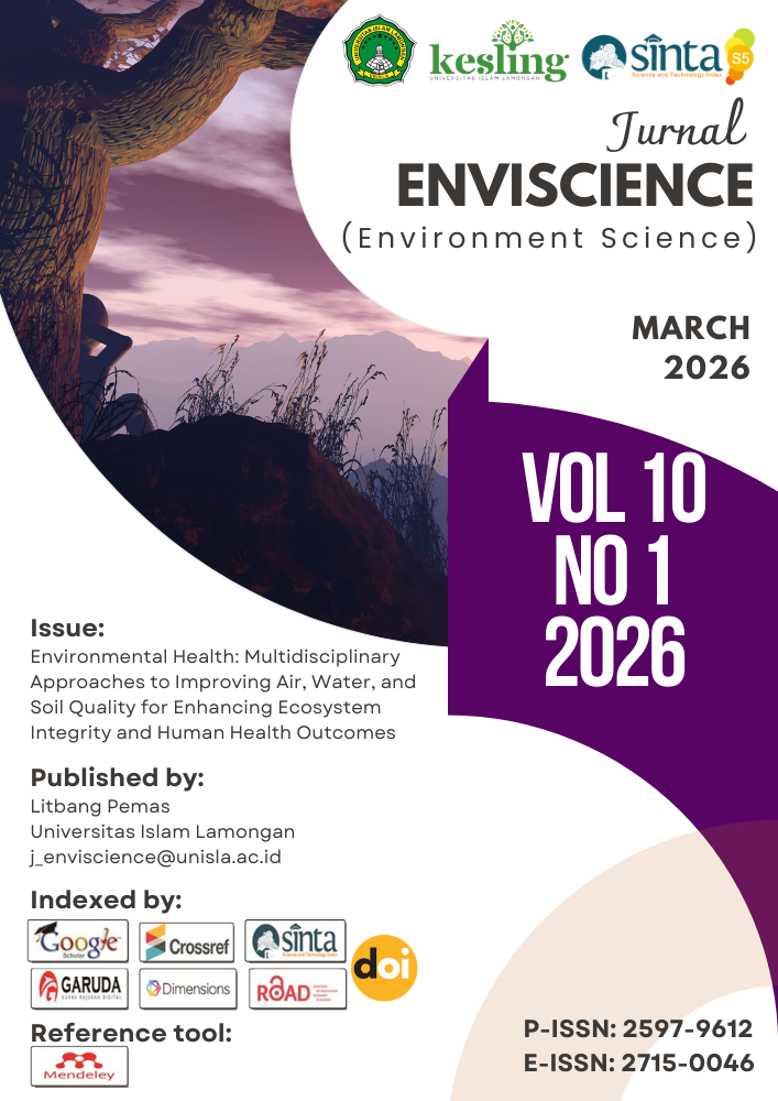 					View Vol. 10 No. 1 (2026): Environmental Health: Multidisciplinary Approaches to Improving Air, Water, and Soil Quality for Enhancing Ecosystem Integrity and Human Health Outcomes
				